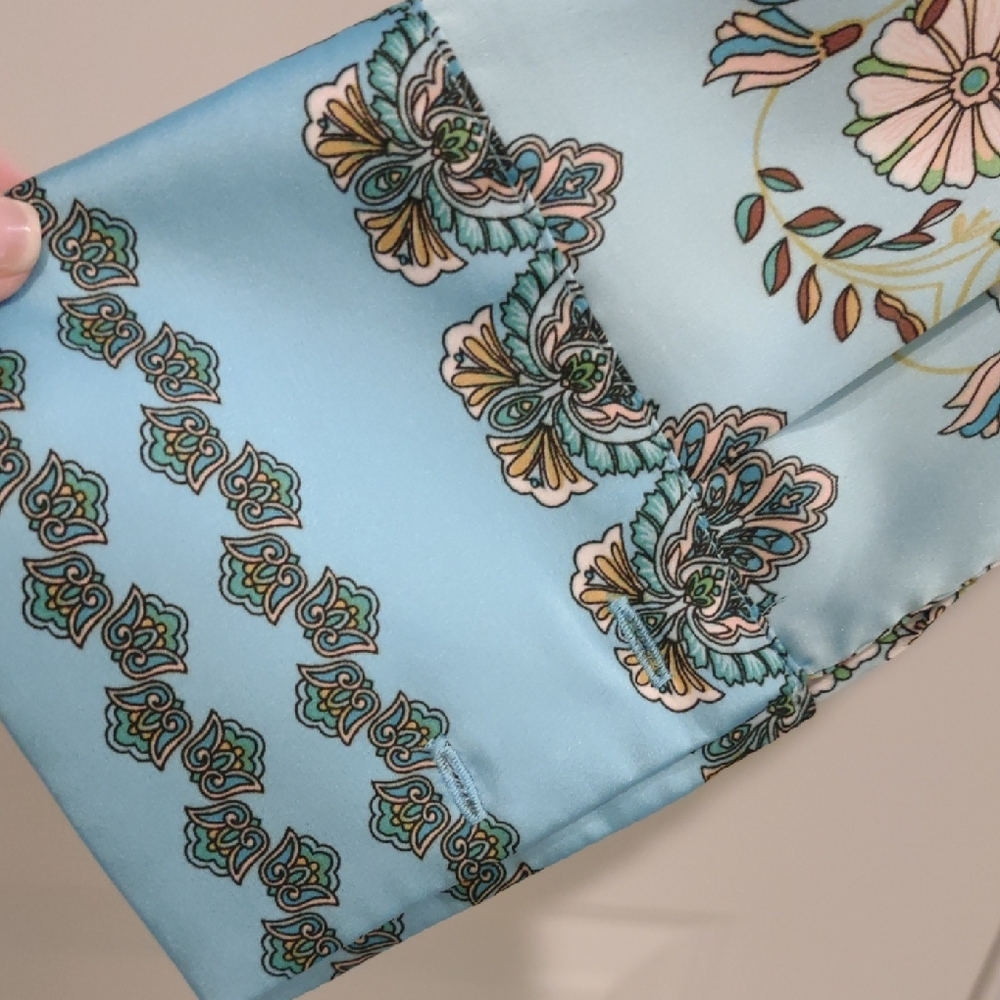 Rachel Zoe Blue Floral Women''s Shirt - Picture 5 of 6